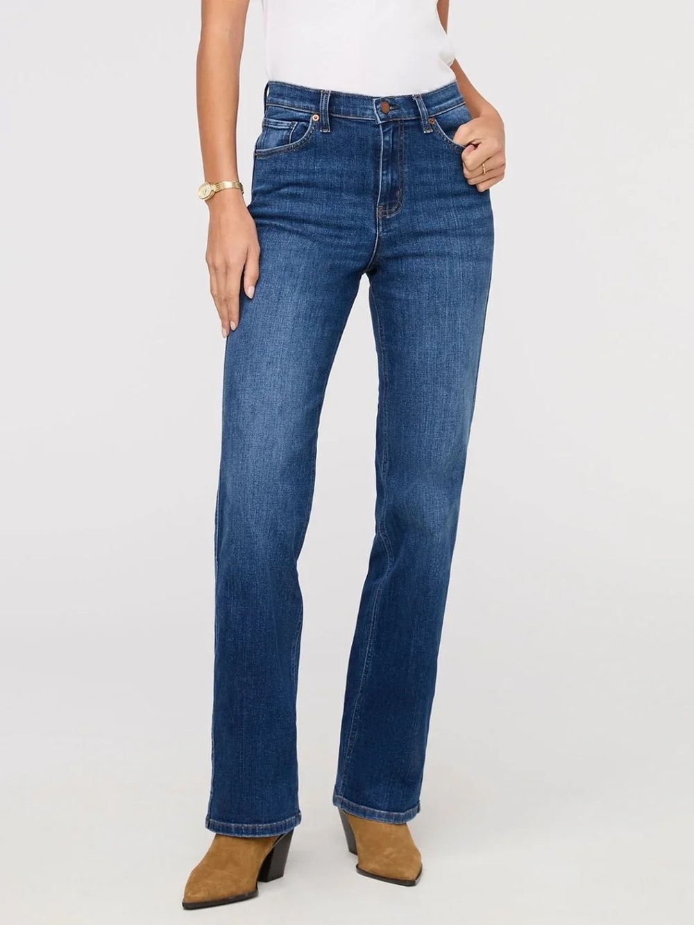 DU/ER Performance Denim + High Rise Straight Jean 29x31 NWT WFGR4106